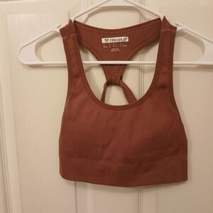 Forever 21 Sports Bra Size M Ribbed